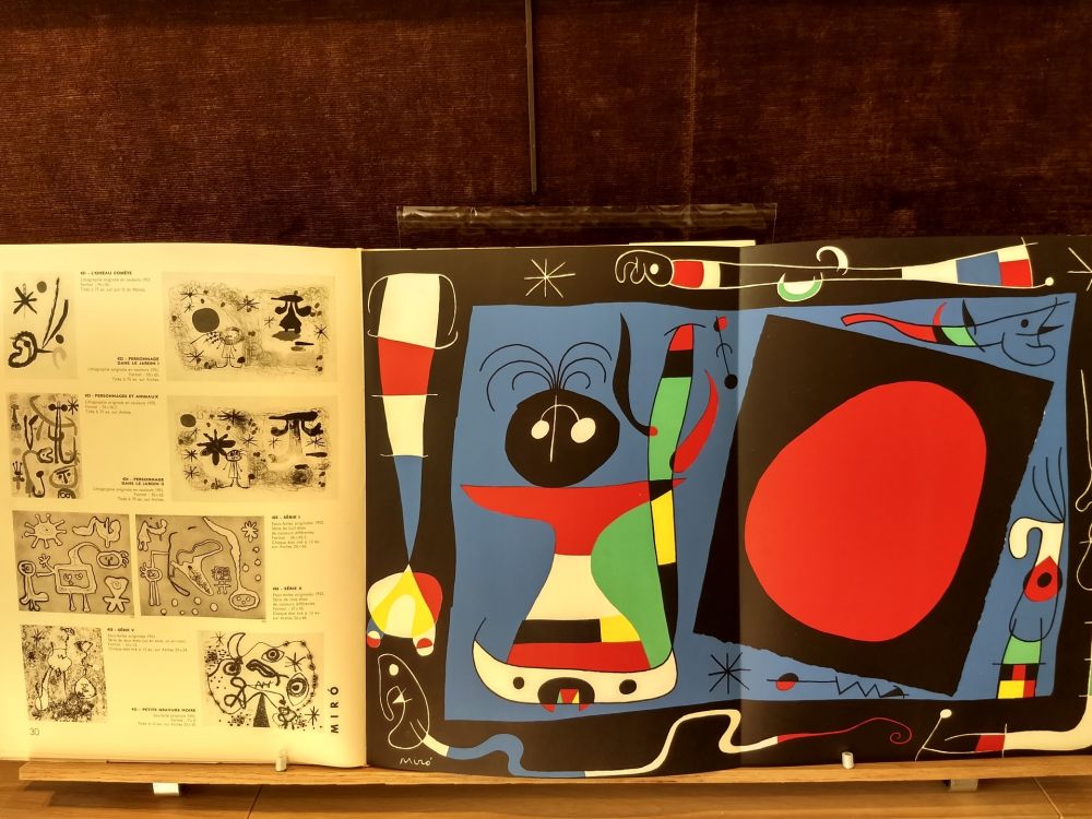 挿絵入り本 Miró - 10 ans edition