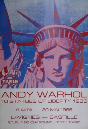 掲示 Warhol - 10 Statues of Liberty