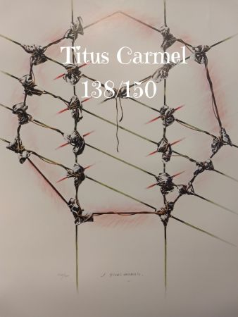 リトグラフ Titus Carmel - 138/150 Hand signed