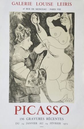 リトグラフ Picasso - 156 Gravures Recentes