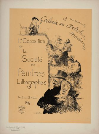 リトグラフ Léandre - 1ère Exposition de la Société des Peintres Lithographies, 1900