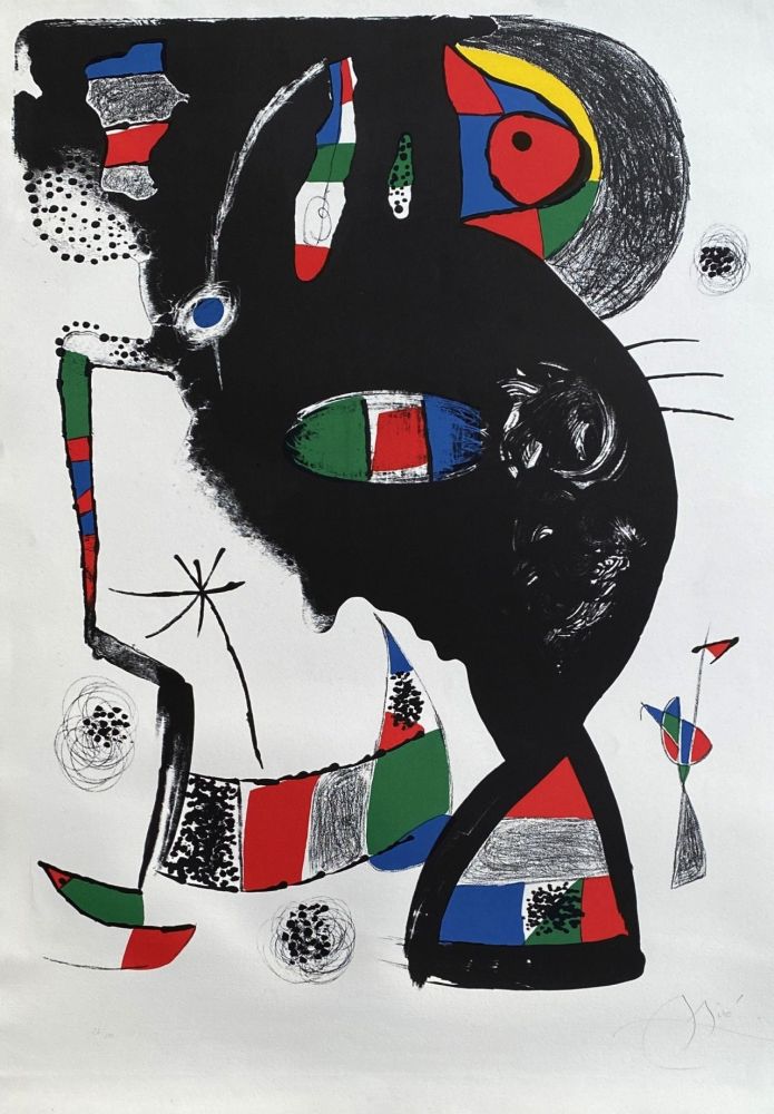リトグラフ Miró - 42 rue Blomet