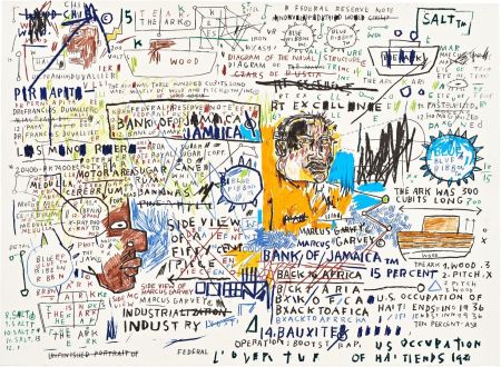 シルクスクリーン Basquiat - 50 Cent Piece