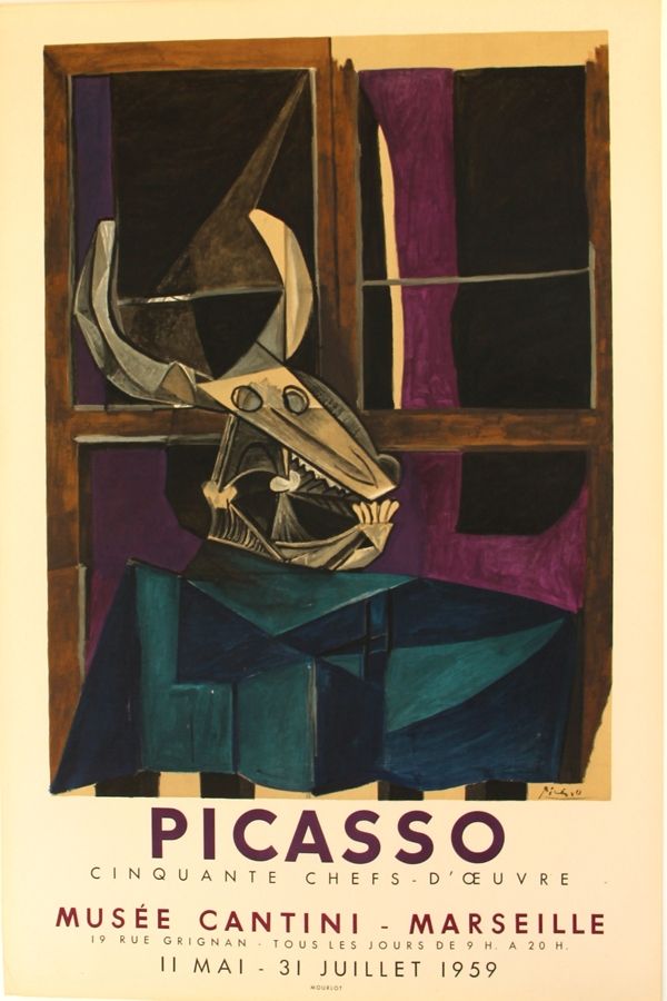 リトグラフ Picasso - 50  Chefs   D'oeuvres  Musee Cantini