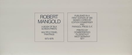 シルクスクリーン Mangold - A book of silkscreen prints