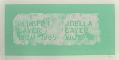 リトグラフ Myles - A History of Type Design / Herbert Bayer, 1900-1985 (Aspen, USA)