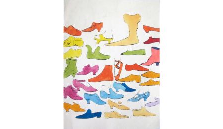 リトグラフ Warhol - A La Recherche du Shoe Perdu 