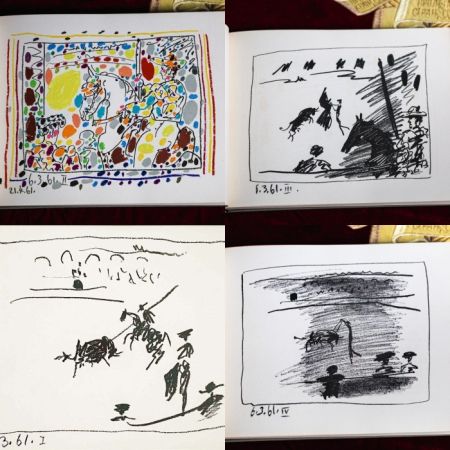 リトグラフ Picasso - A Los Toros avec Picasso-Prestime litographs 