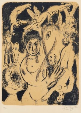 リトグラフ Chagall - A Midsummer Night''s dream