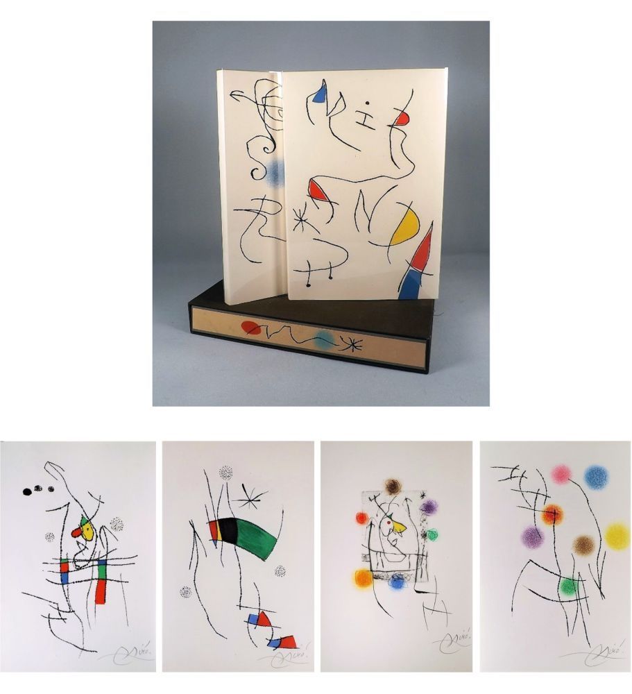 挿絵入り本 Miró - A. Pieyre de Mandiargues. MIRANDA. LA SPIRALE. Eaux-fortes de Joan Miró (1974)