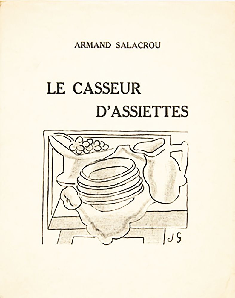 挿絵入り本 Gris  - A. Salacrou : LE CASSEUR D'ASSIETTES. 5 LITHOGRAPHIES ORIGINALES (1924).