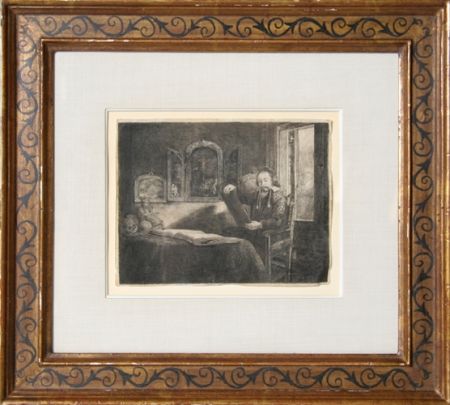 彫版 Rembrandt - Abraham Francen, apothecary