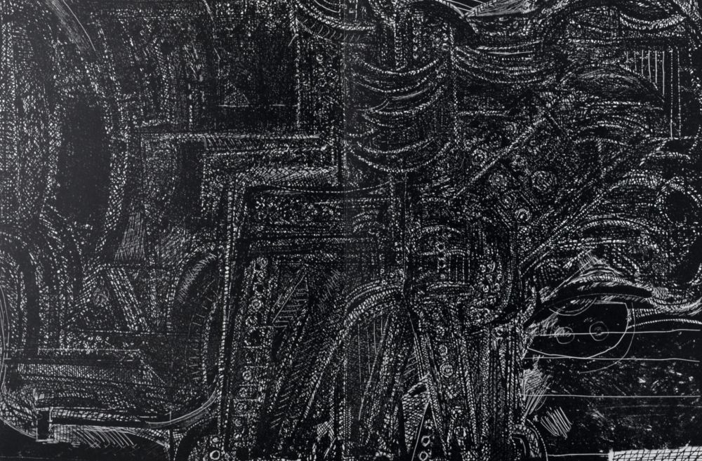 リトグラフ Luginbühl - Abstract Composition,1964