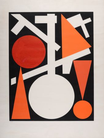 シルクスクリーン Herbin - Abstract Composition, 1959
