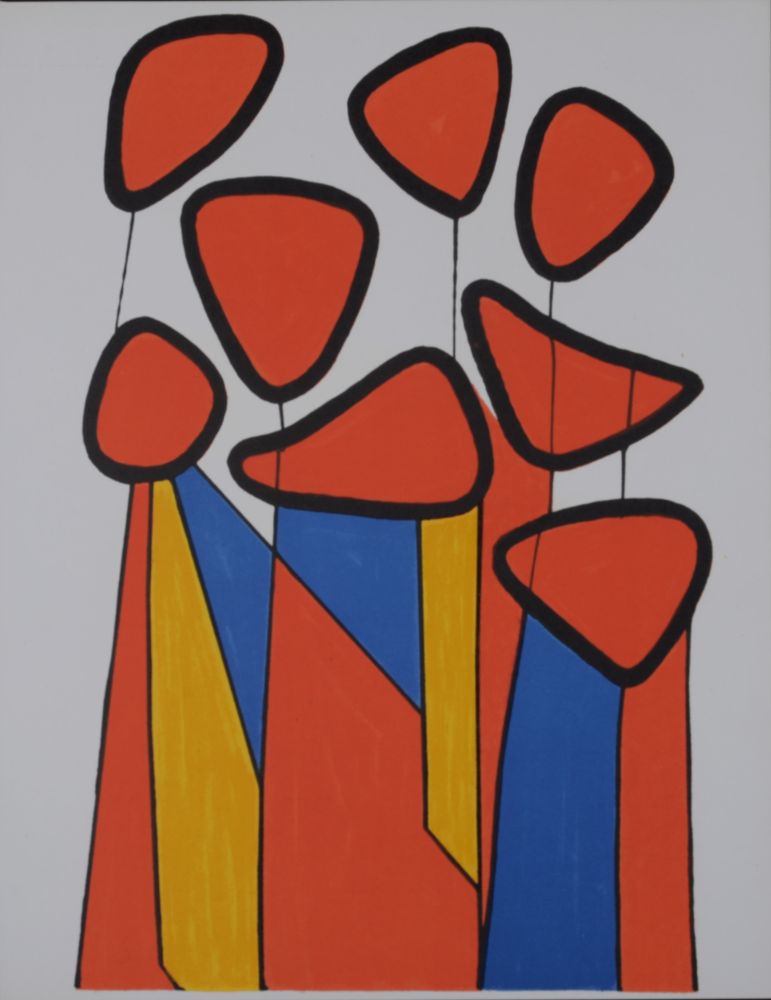 リトグラフ Calder - Abstract Composition, 1972