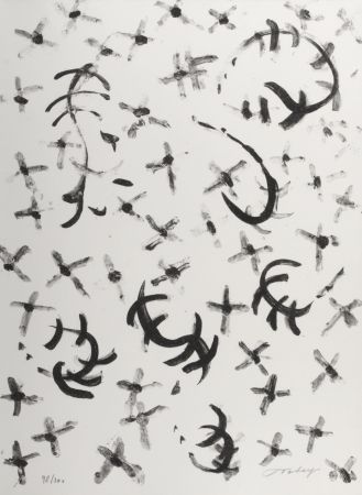 リトグラフ Tobey - Abstract Composition, 1972 - Hand-signed