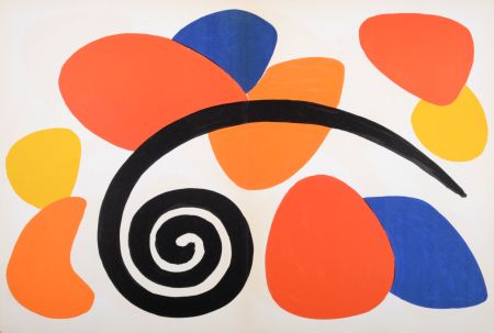 リトグラフ Calder - Abstract composition (A), 1968
