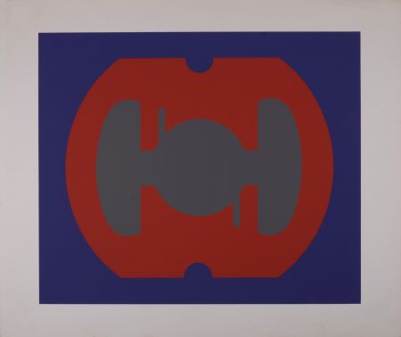 シルクスクリーン Sato - Abstract Composition, c. 1970