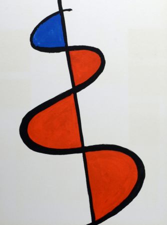 リトグラフ Calder - Abstract composition, Retrospektive 1973