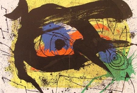 リトグラフ Miró - Abstraction