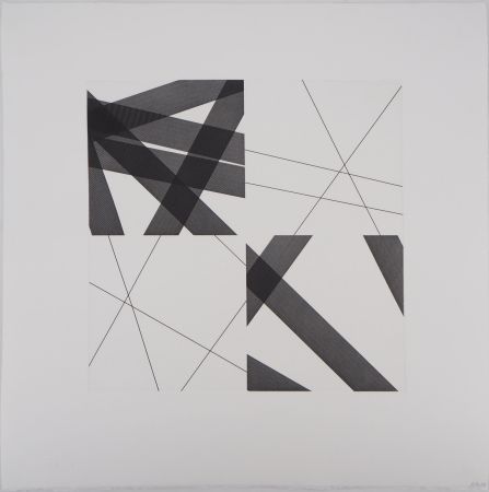 彫版 Morellet - Abstraction géométrique