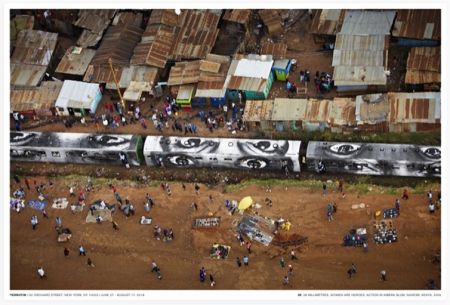 掲示 Jr - Action in Kibera slum, Nairobi, Kenya