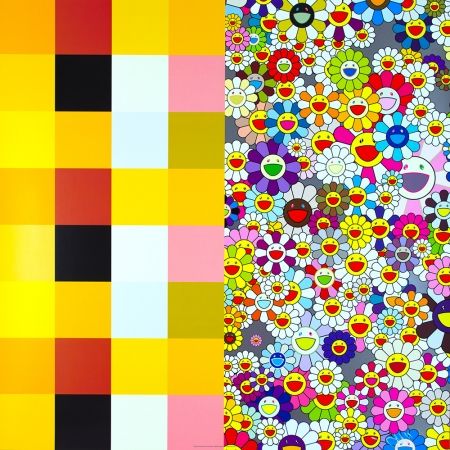 リトグラフ Murakami - Acupuncture / Flowers (Checkers)