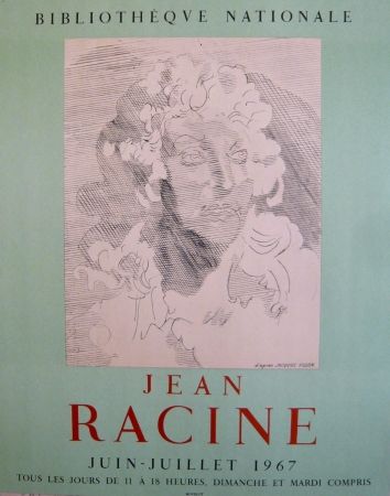 掲示 Villon - Affiche exposition Jean Racine BNF
