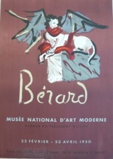 リトグラフ Berard - Affiche exposition Musée d'art moderne Mourlot