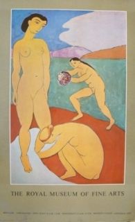 掲示 Matisse - Affiche exposition Royal museum of fine arts of Copenhagen