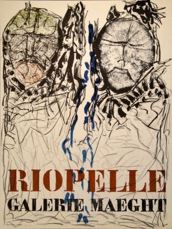 掲示 Riopelle - Affiche Galerie Maeght