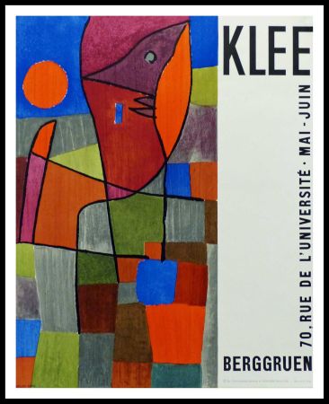 リトグラフ Klee - Affiche originale Exposition Berggruen - Paul KLEE