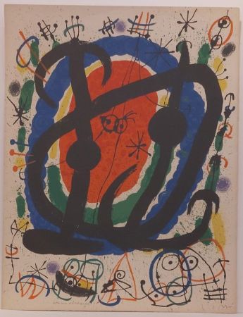 リトグラフ Miró - Affiche pour le XXIIème Salon de Mai 