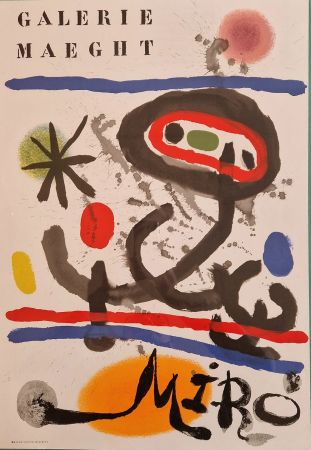 掲示 Miró - Affiche pour l'exposition 