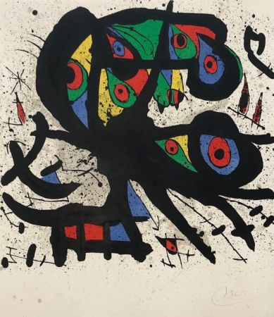 リトグラフ Miró - Agora 1 