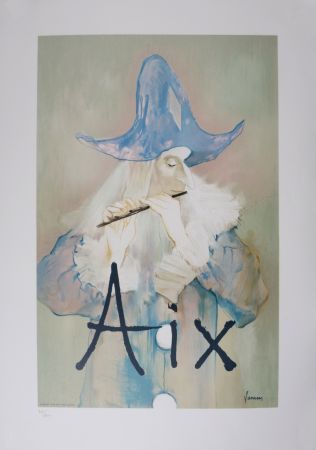リトグラフ Jansem - Aix, 1983