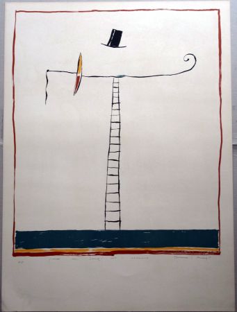 リトグラフ Riera I Aragó - A.L. Joan Prats 1985