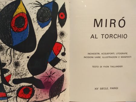 挿絵入り本 Miró - Al Torchio