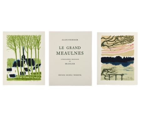 挿絵入り本 Brasilier - Alain-Fournier : LE GRAND MEAULNES. Tirage de luxe avec une lithographie signée et une suite des 12 lithographies (Paris, 1980)