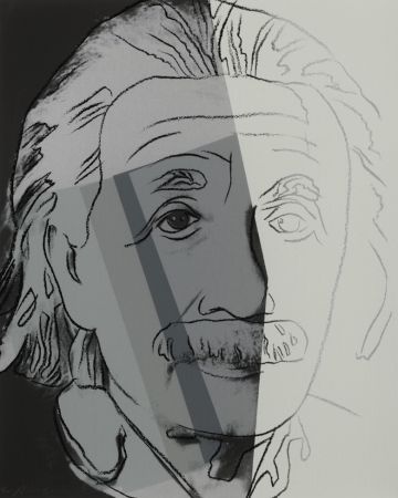 シルクスクリーン Warhol - Albert Einstein