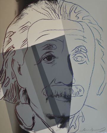 シルクスクリーン Warhol - Albert Einstein (FS II.229)