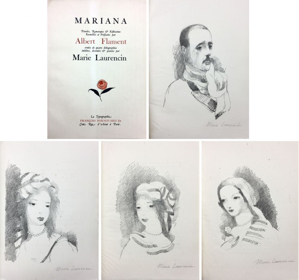 挿絵入り本 Laurencin - Albert Flament : MARIANA (1932)