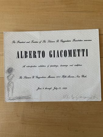 技術的なありません Giacometti - Alberto Giacometti Guggenheim Exhibition