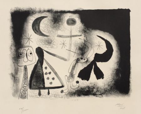 リトグラフ Miró - Album 13 – Plate V