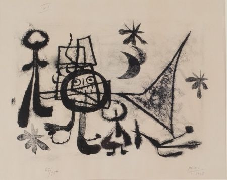 リトグラフ Miró - Album 13, Plate VI