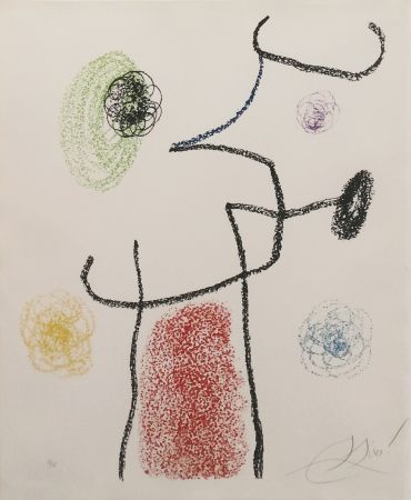 リトグラフ Miró - ALBUM 21: ONE PLATE