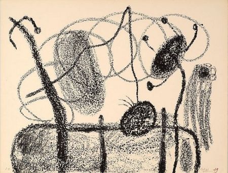 リトグラフ Miró - Album 21 Planche 19
