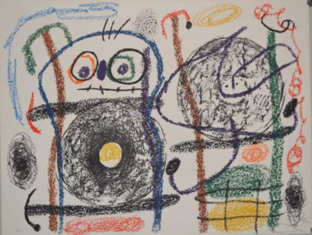 リトグラフ Miró - Album 21, plate 15 - M1140