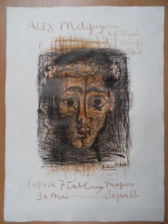 リトグラフ Picasso - Alex Maguy 1962