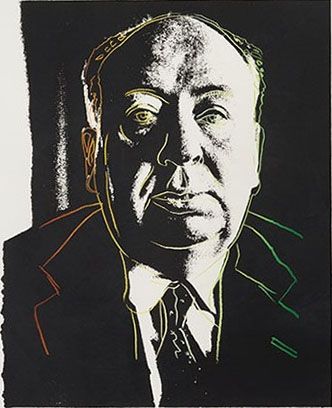 シルクスクリーン Warhol - Alfred Hitchcock